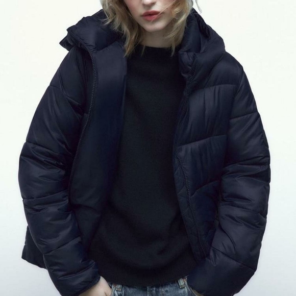 NWOT Zara Thermo Insulated Water Repellent Puffer Coat - Picture 12 of 16